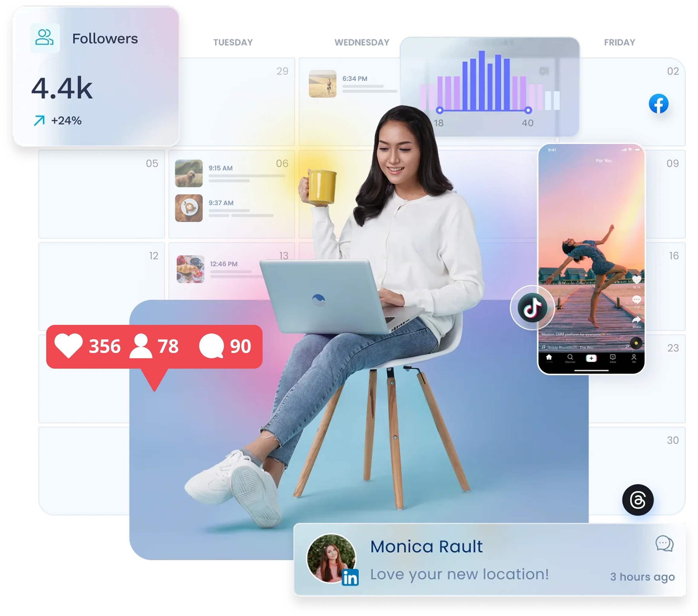 Creators chatting with their audience through BrainBits AI